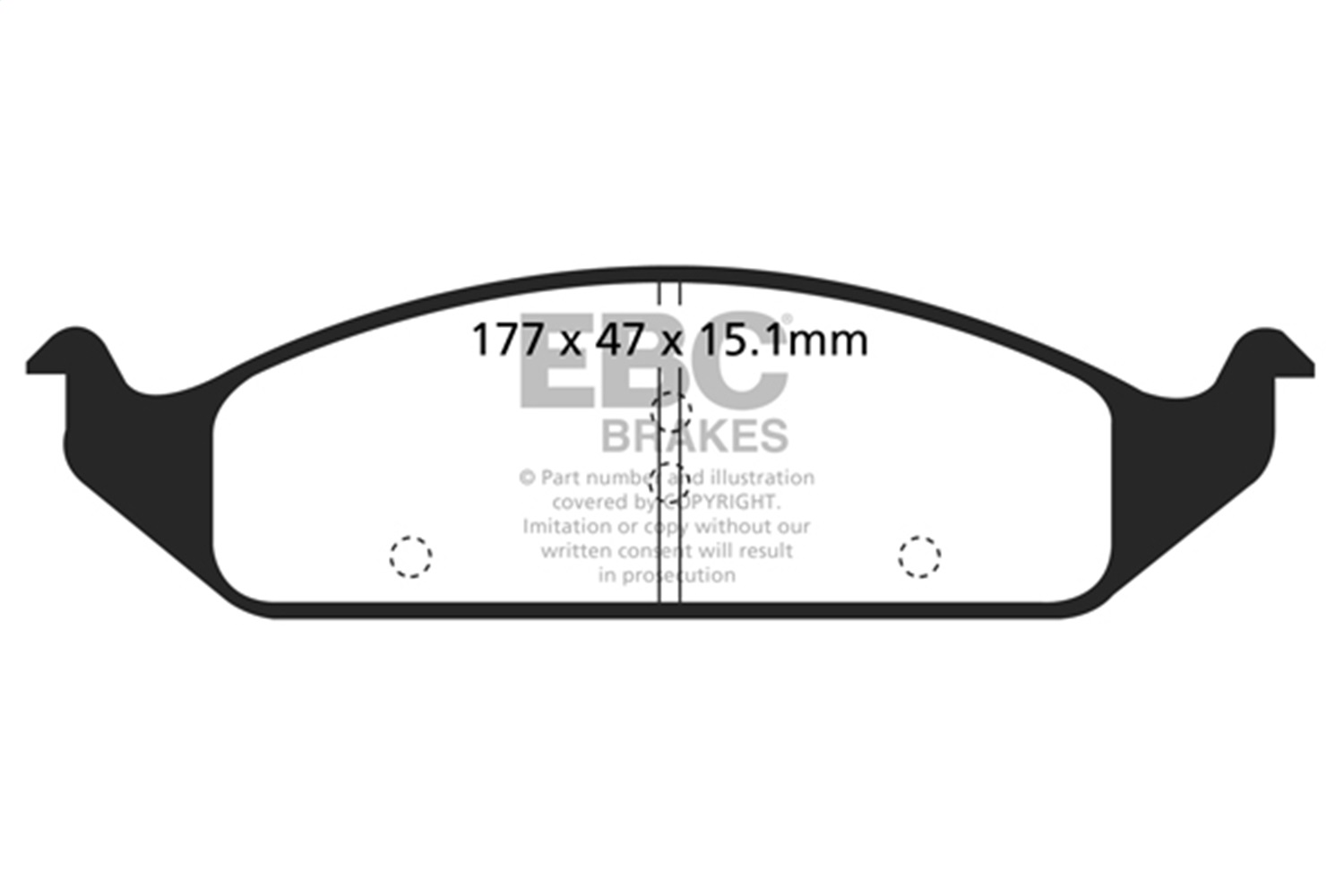 EBC DP31251C - Redstuff Ceramic Low Dust Brake Pads EBC DP31251C - Redstuff Ceramic Low Dust Brake Pads