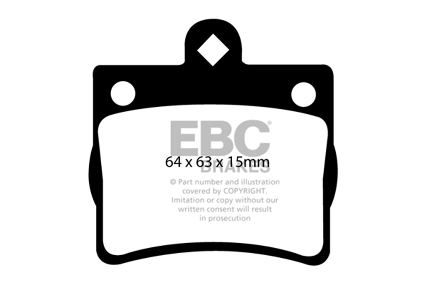 EBC DP31135C - Redstuff Ceramic Low Dust Brake Pads EBC DP31135C - Redstuff Ceramic Low Dust Brake Pads