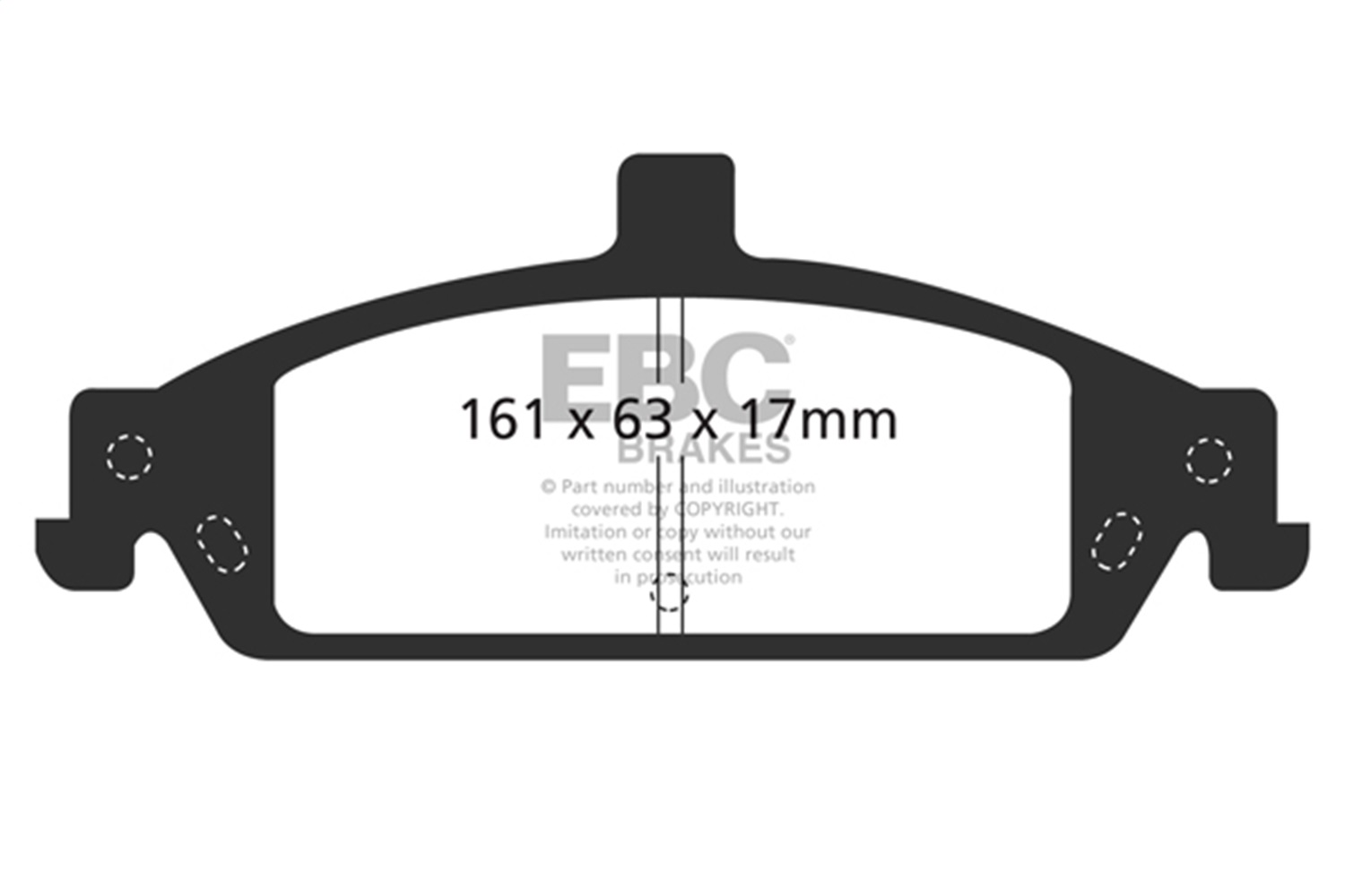 EBC DP31248C - Redstuff Ceramic Low Dust Brake Pads EBC DP31248C - Redstuff Ceramic Low Dust Brake Pads