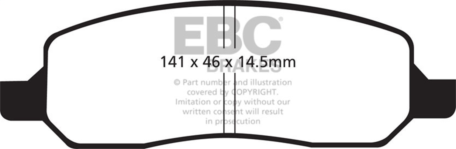 EBC DP31770C - Redstuff Ceramic Low Dust Brake Pads EBC DP31770C - Redstuff Ceramic Low Dust Brake Pads
