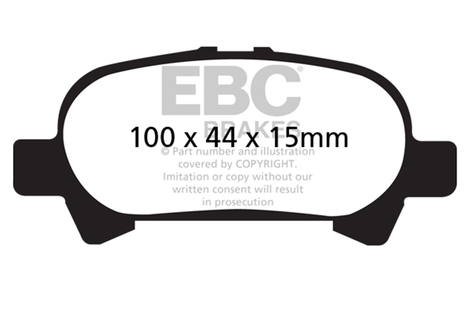 EBC DP31715C - Redstuff Ceramic Low Dust Brake Pads