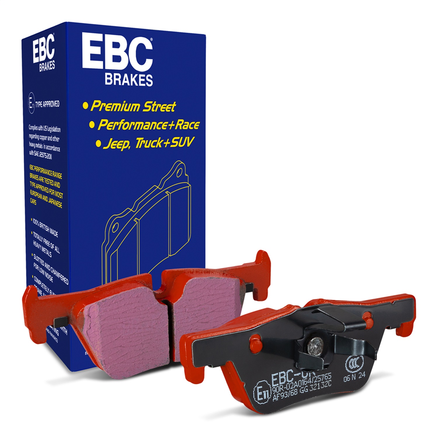 EBC DP32132C - 14+ BMW 228 Coupe 2.0 Turbo ATE calipers Redstuff Rear Brake Pads EBC DP32132C - 14+ BMW 228 Coupe 2.0 Turbo ATE calipers Redstuff Rear Brake Pads