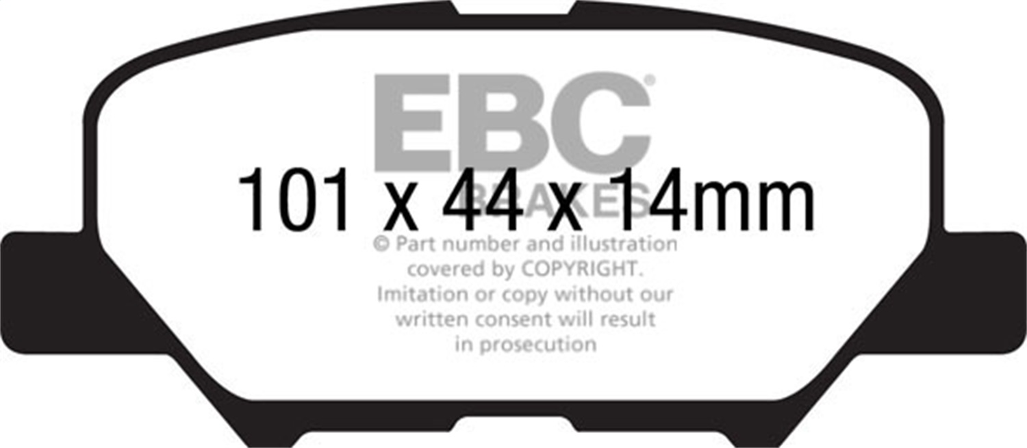 EBC DP32171C - 14+ Mazda 3 2.0 (Mexico Build) Redstuff Rear Brake Pads EBC DP32171C - 14+ Mazda 3 2.0 (Mexico Build) Redstuff Rear Brake Pads