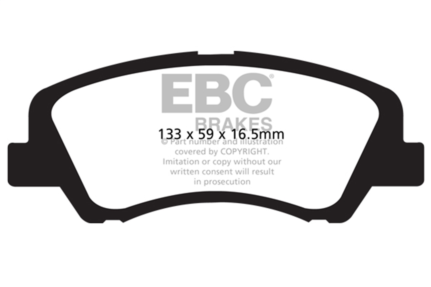 EBC DP31899C - Redstuff Ceramic Low Dust Brake Pads