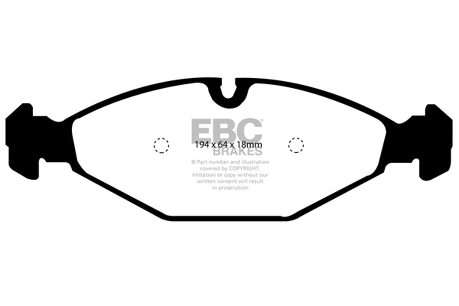 EBC DP41009R - Yellowstuff Street And Track Brake Pads EBC DP41009R - Yellowstuff Street And Track Brake Pads