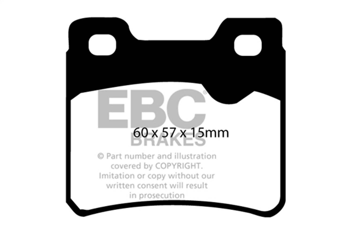 EBC DP3761C - Redstuff Ceramic Low Dust Brake Pads EBC DP3761C - Redstuff Ceramic Low Dust Brake Pads