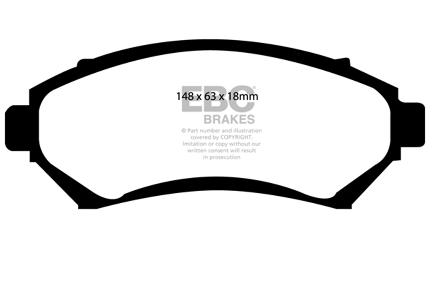 EBC DP41100R - Yellowstuff Street And Track Brake Pads