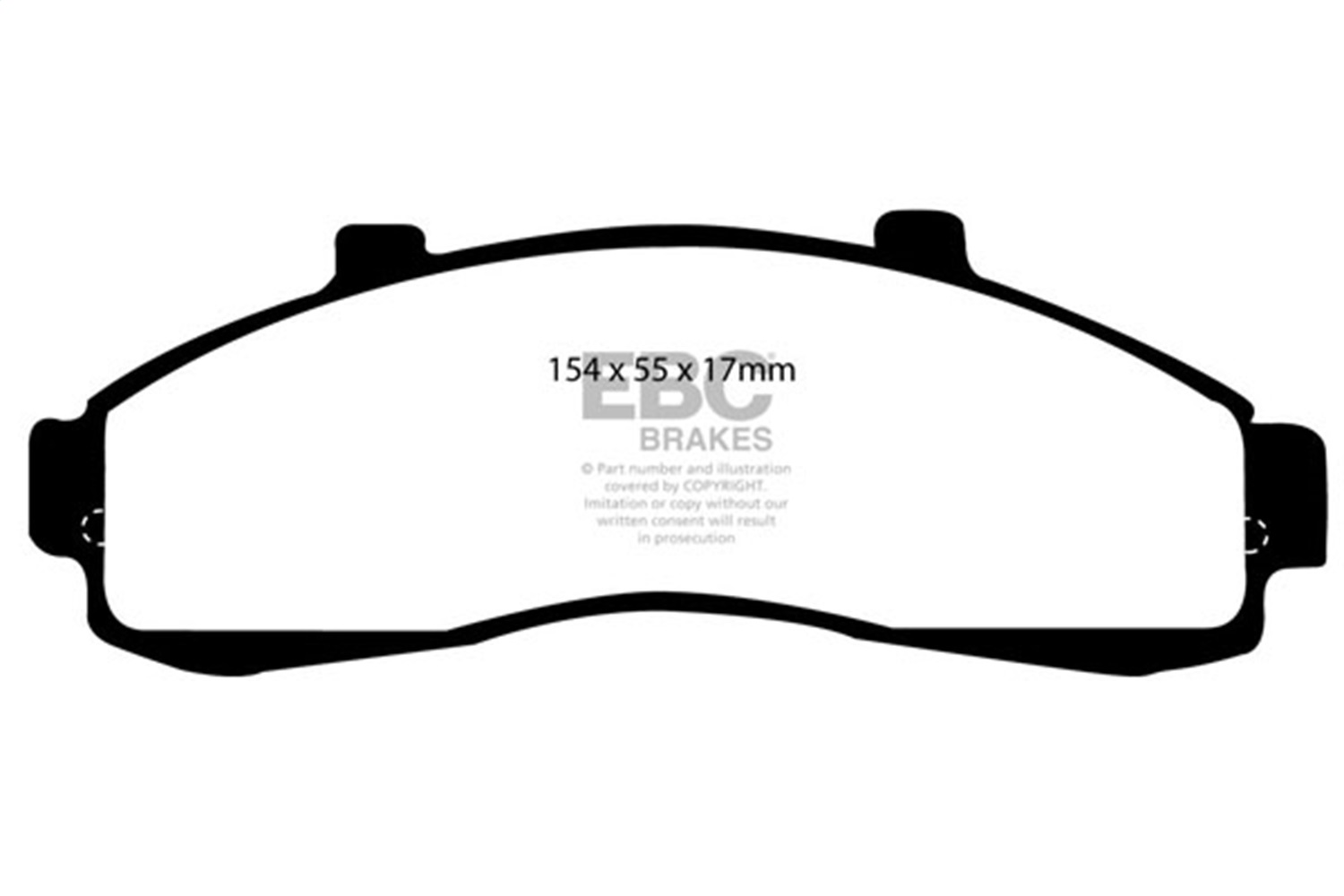 EBC DP41199R - Yellowstuff Street And Track Brake Pads EBC DP41199R - Yellowstuff Street And Track Brake Pads