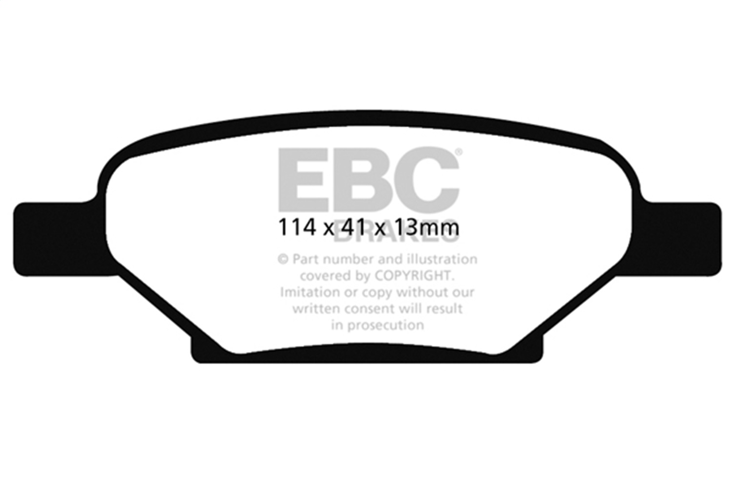 EBC DP41704R - Yellowstuff Street And Track Brake Pads