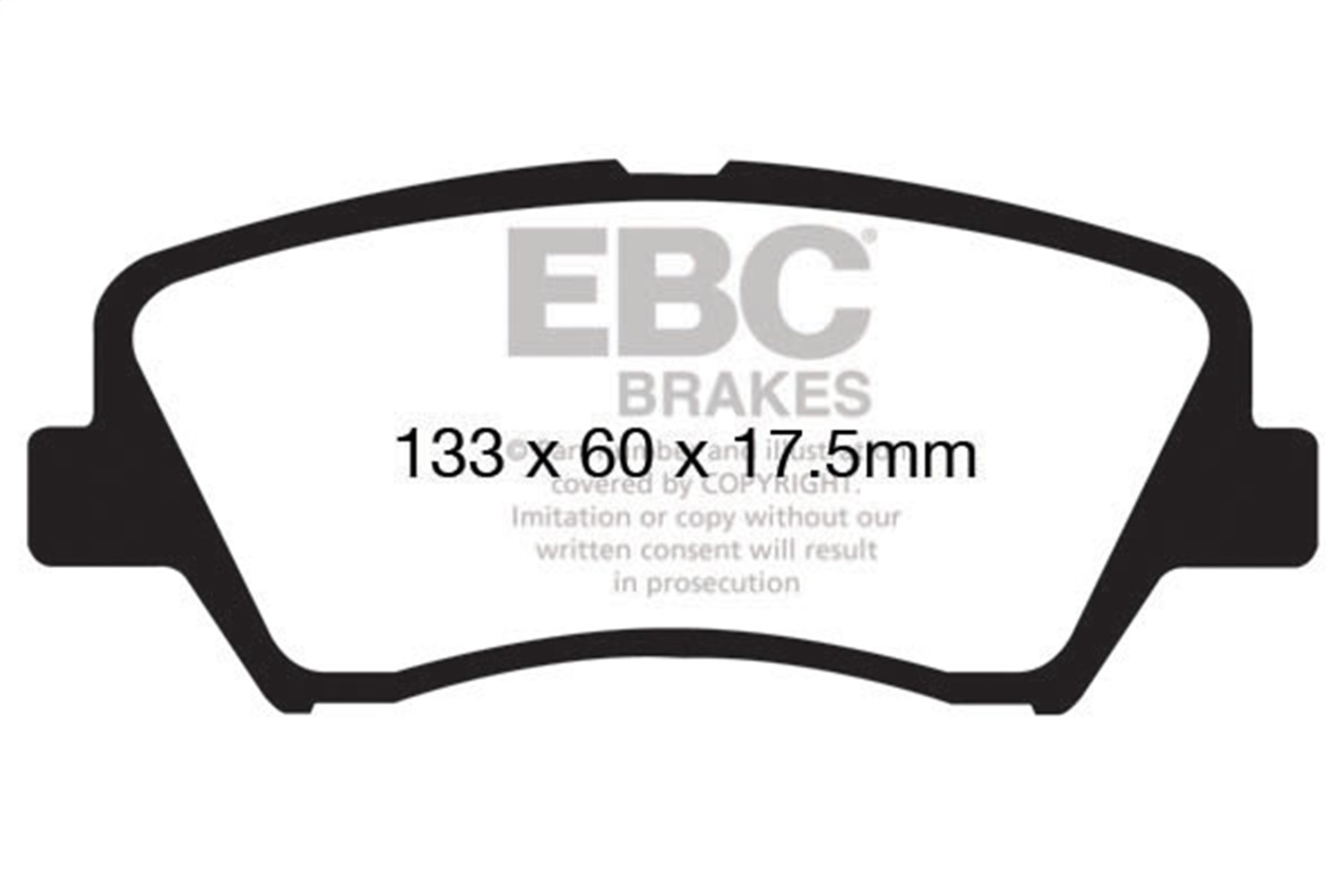 EBC DP41874R - 13+ Hyundai Elantra 1.8 Yellowstuff Front Brake Pads