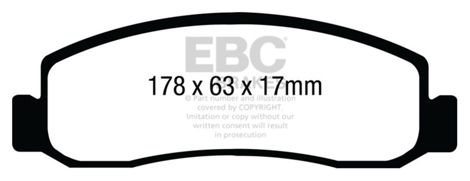 EBC DP41898R - Yellowstuff Street And Track Brake Pads EBC DP41898R - Yellowstuff Street And Track Brake Pads