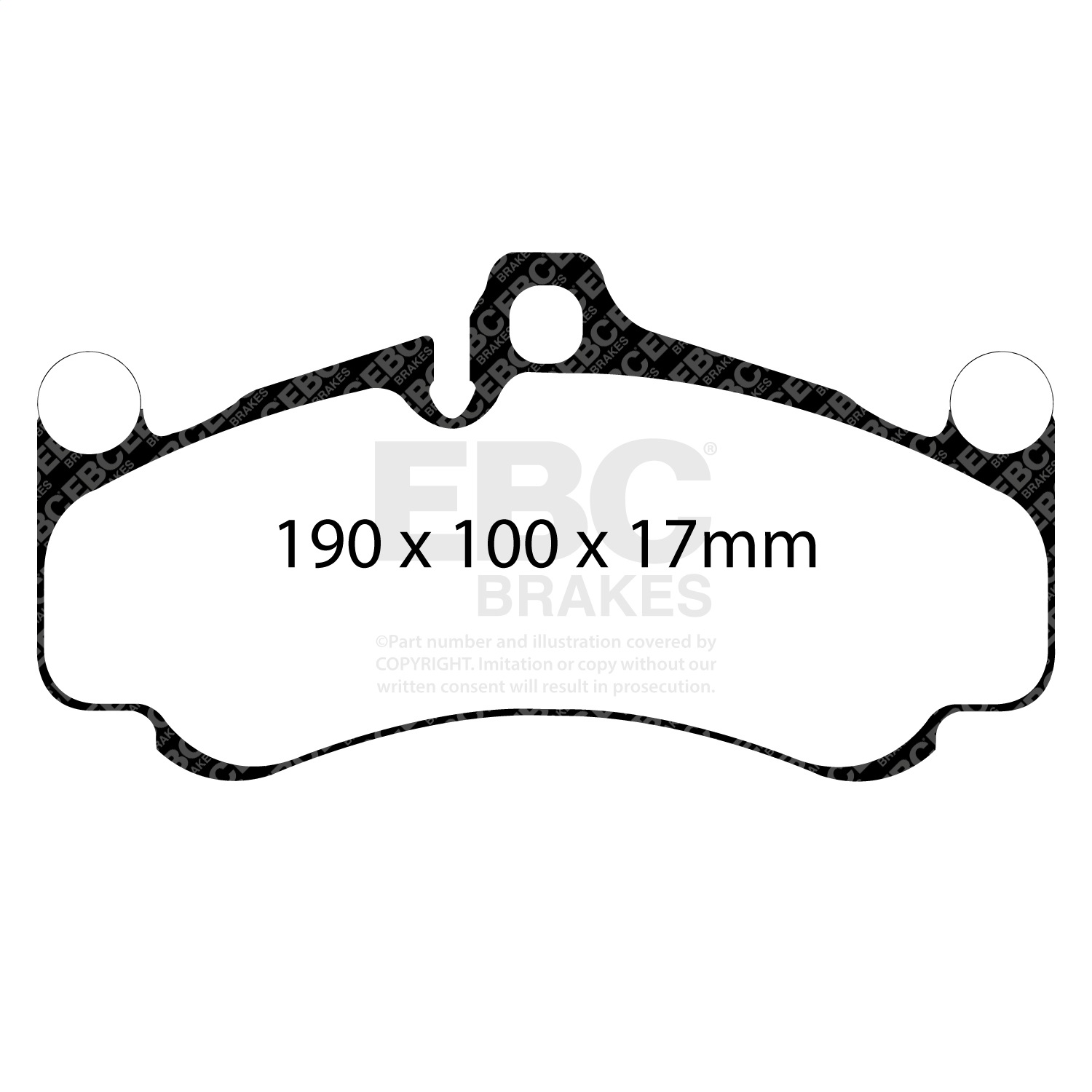 EBC DP42094R - 10-12 Porsche 911 (997) (Cast Iron Rotor only) 3.8 GT3 Yellowstuff Front Brake Pads EBC DP42094R - 10-12 Porsche 911 (997) (Cast Iron Rotor only) 3.8 GT3 Yellowstuff Front Brake Pads