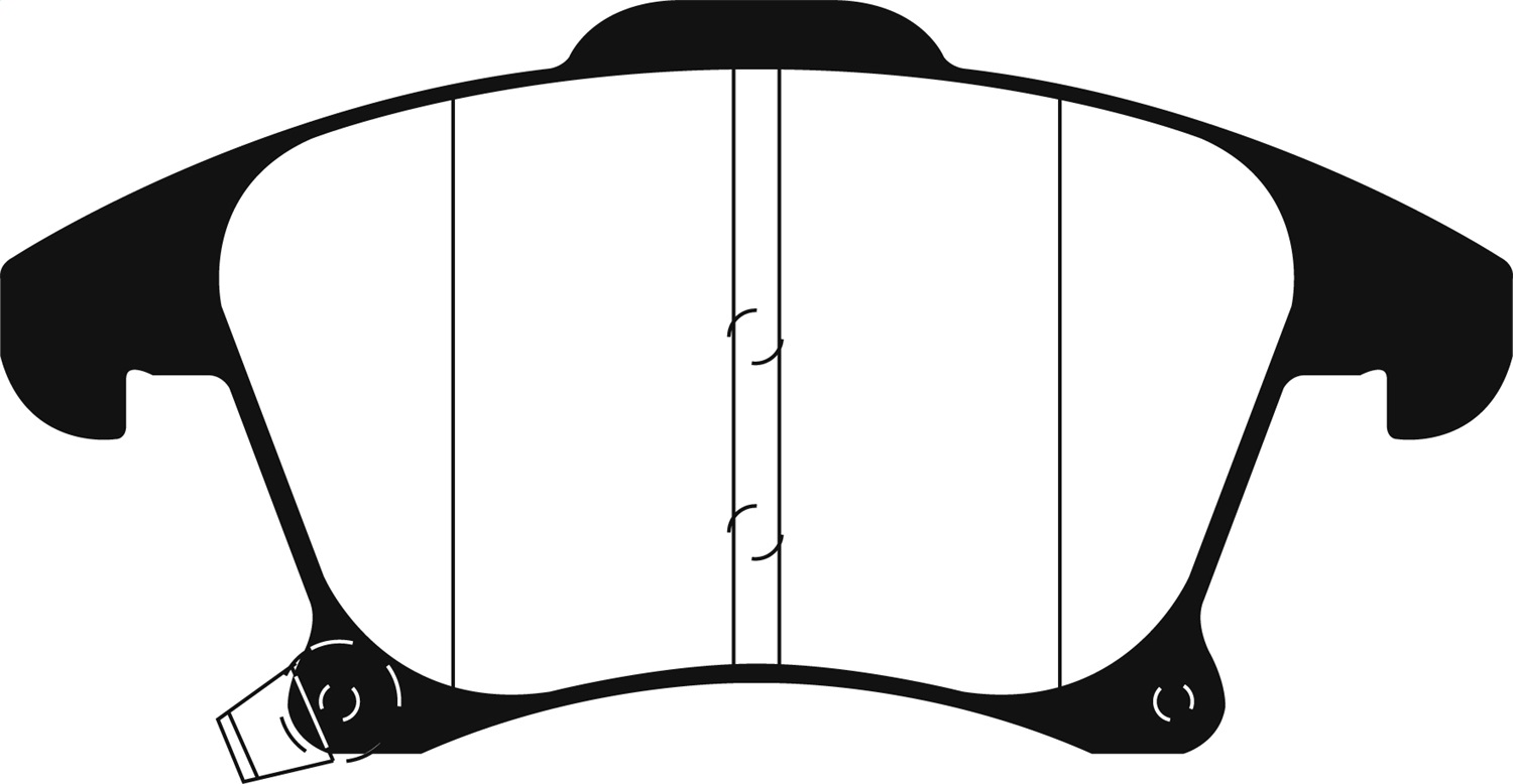 EBC DP42269R - 2013+ Lincoln MKZ 2.0L Hybrid Yellowstuff Front Brake Pads