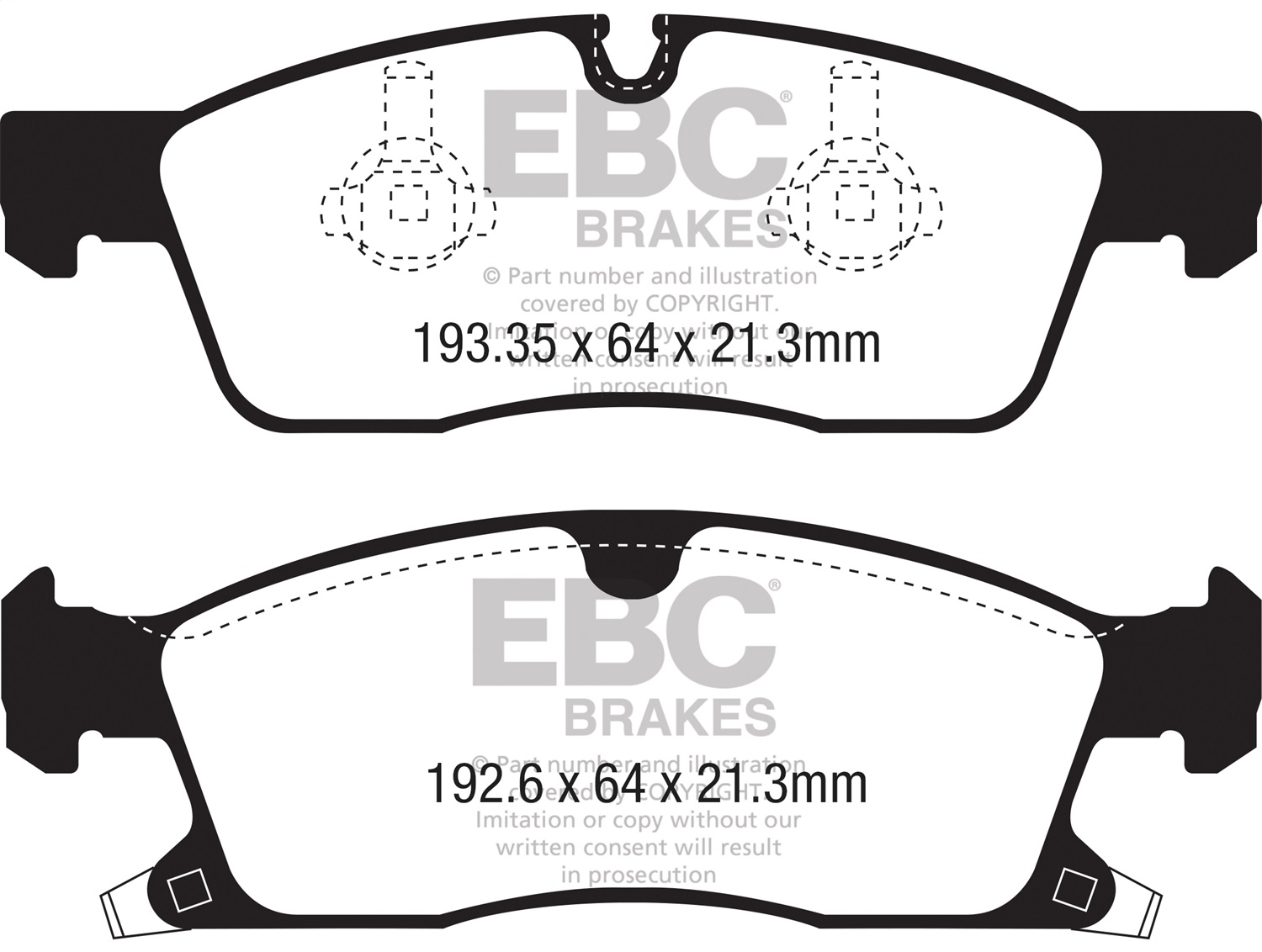 EBC DP42398R - Yellowstuff Street And Track Brake Pads EBC DP42398R - Yellowstuff Street And Track Brake Pads
