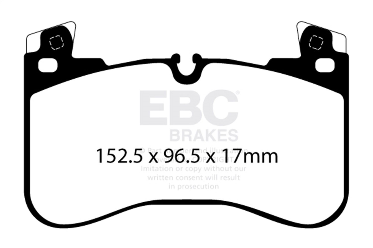 EBC DP42401R - 2020+ Land Rover Defender 90 Yellowstuff Front Brake Pads