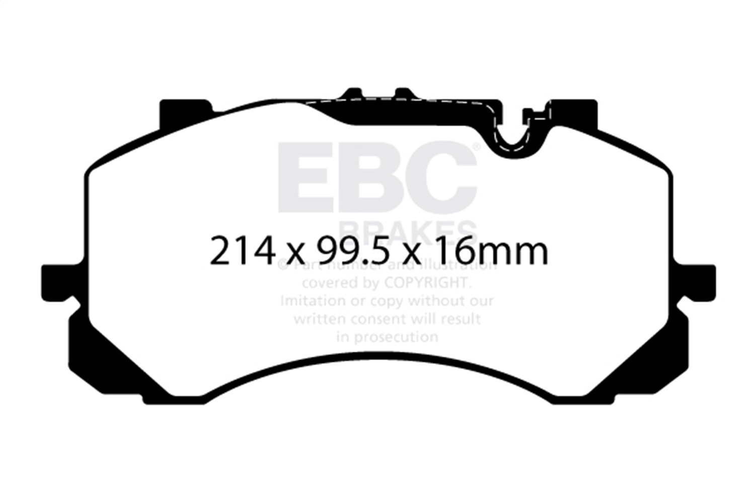 EBC DP42403R - Yellowstuff Street And Track Brake Pads