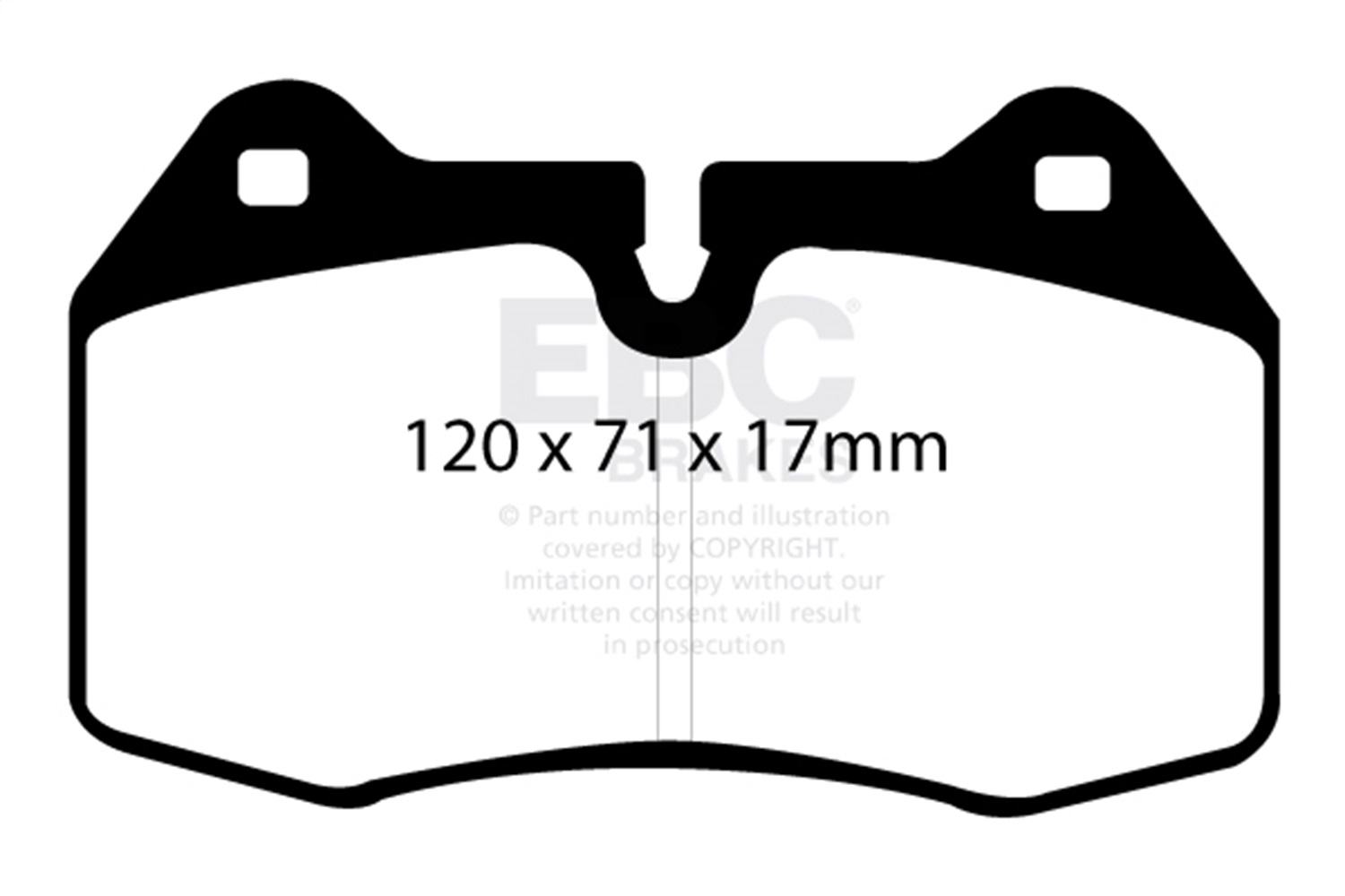 EBC DP51032NDX - 94-99 BMW M5 3.8 (E34) Bluestuff Front Brake Pads