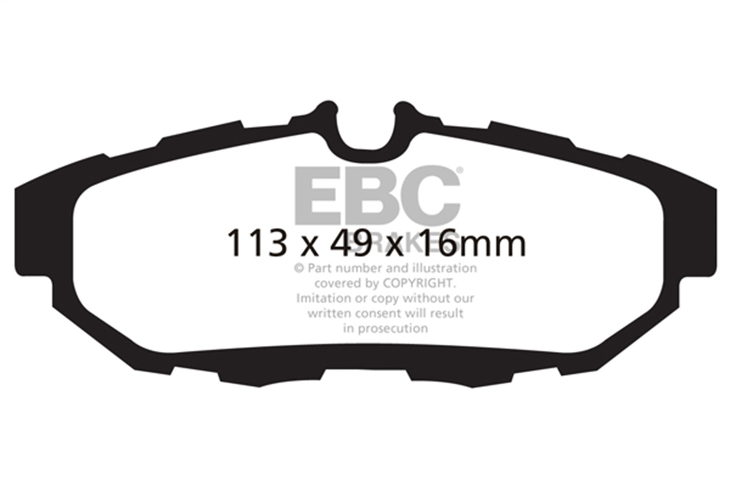 EBC DP51870NDX - 10-14 Ford Mustang 5.0 Bluestuff Rear Brake Pads