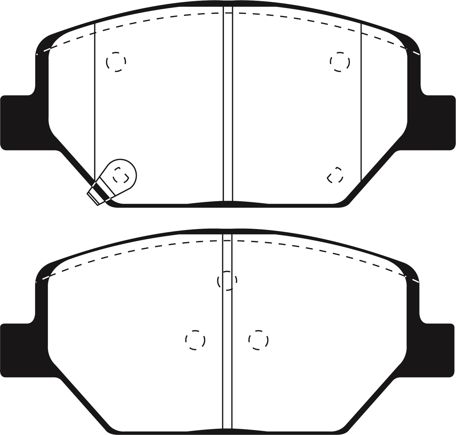 EBC DP53065NDX - 2015+ Chevrolet Camaro 3.6L Bluestuff Front Brake Pads
