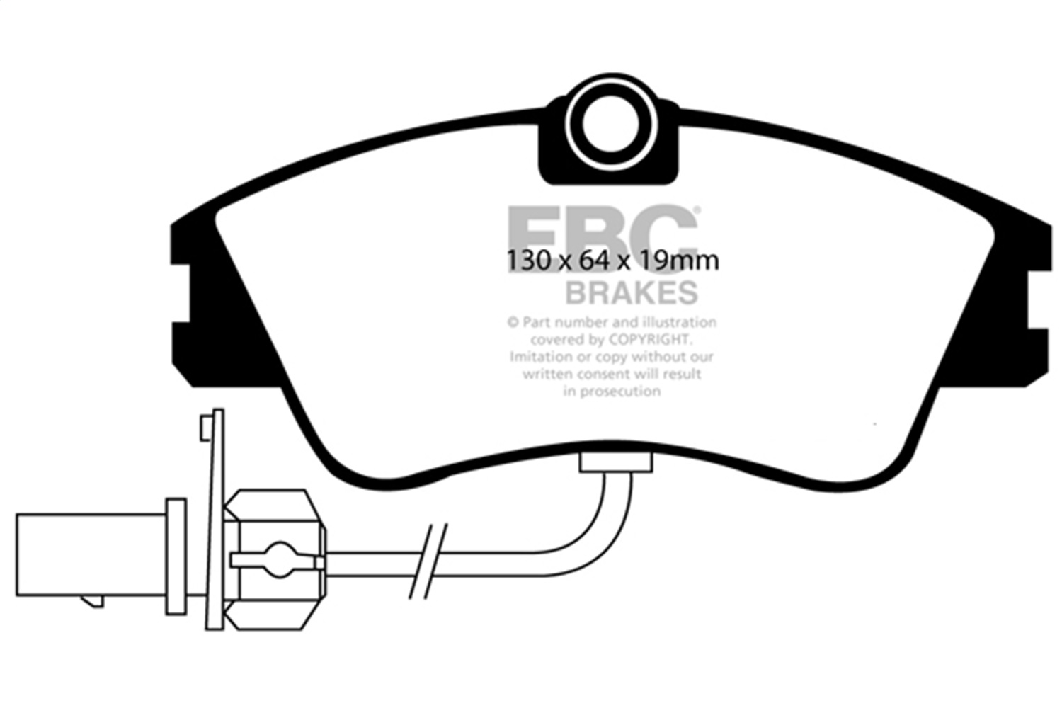 EBC DP61030/2 - 6000 Series Greenstuff Truck/SUV Brakes Disc Pads EBC DP61030/2 - 6000 Series Greenstuff Truck/SUV Brakes Disc Pads