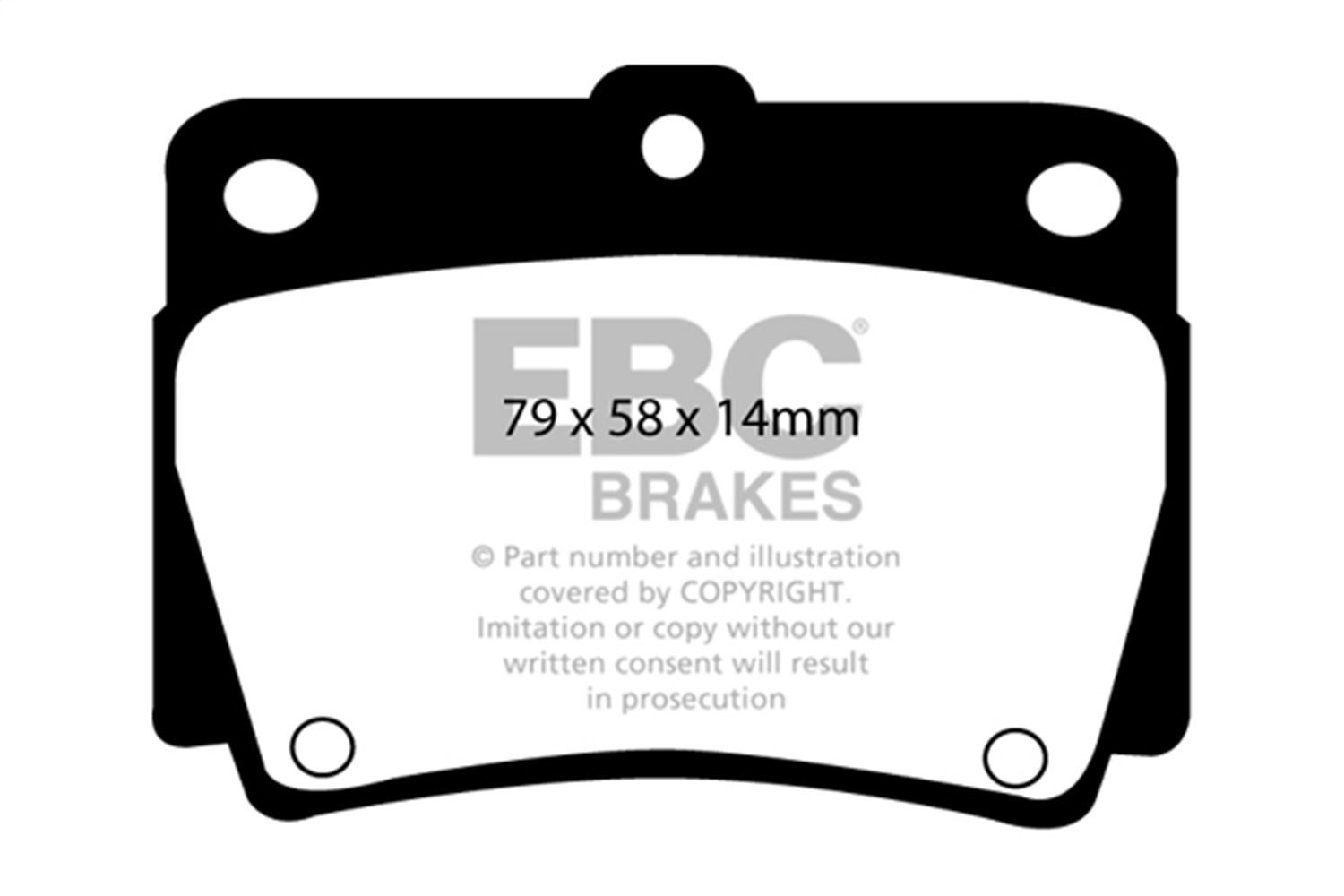 EBC DP61228 - 6000 Series Greenstuff Truck/SUV Brakes Disc Pads
