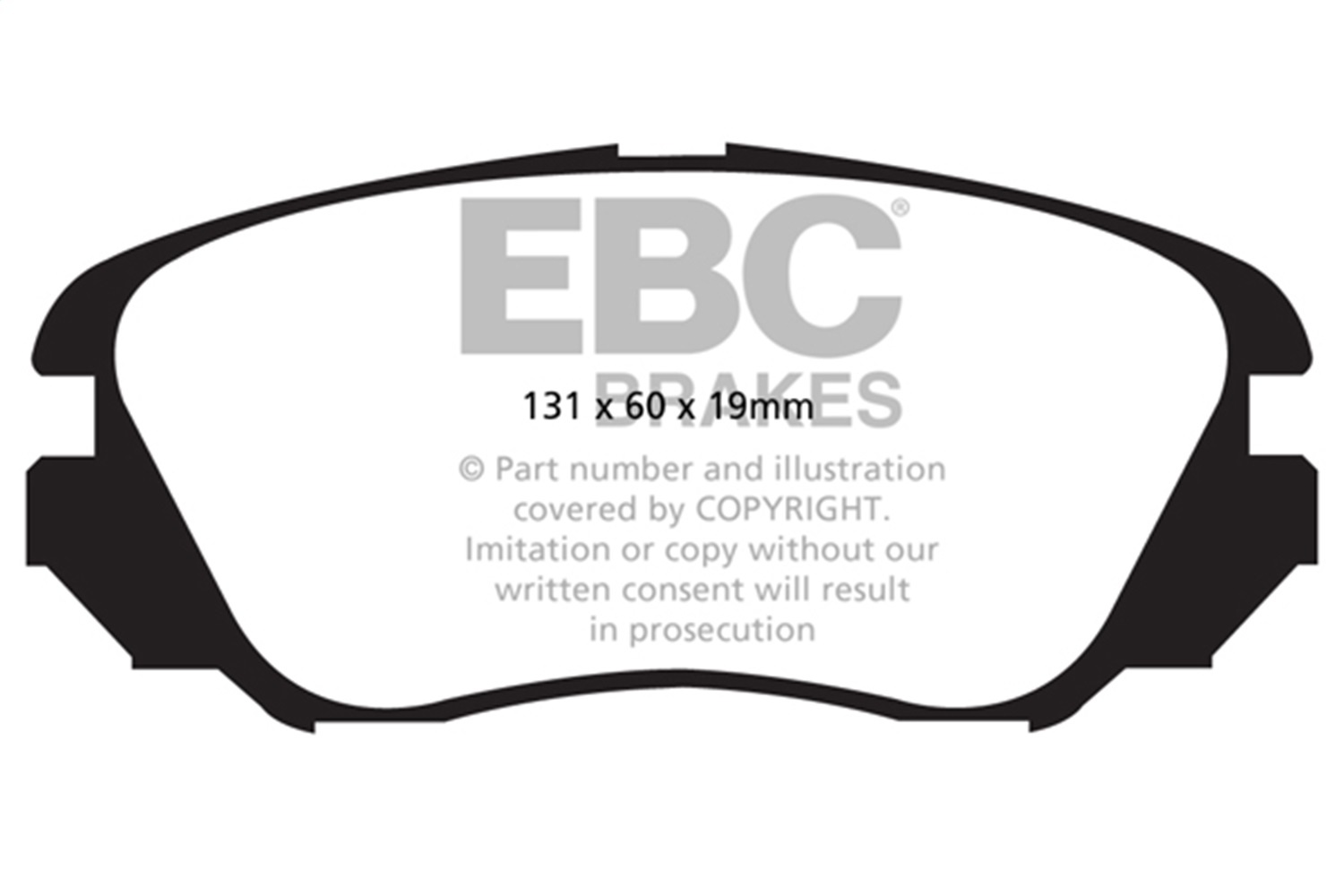 EBC DP62013 - 10+ Chevrolet Equinox 2.4 Greenstuff Front Brake Pads