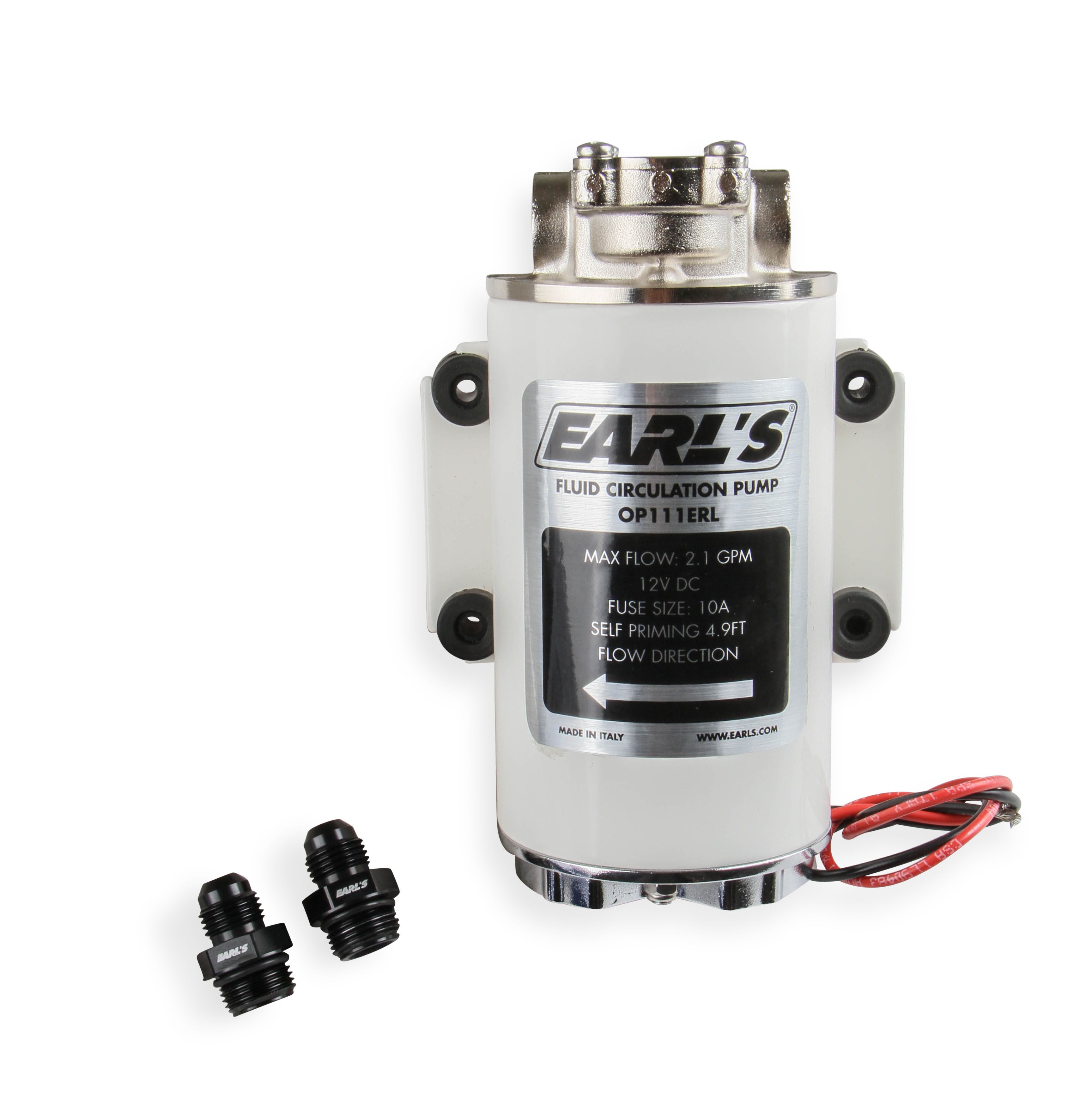 Earl's Performance OP111ERL - Earl's Electric Oil Pump - 12 VDC
