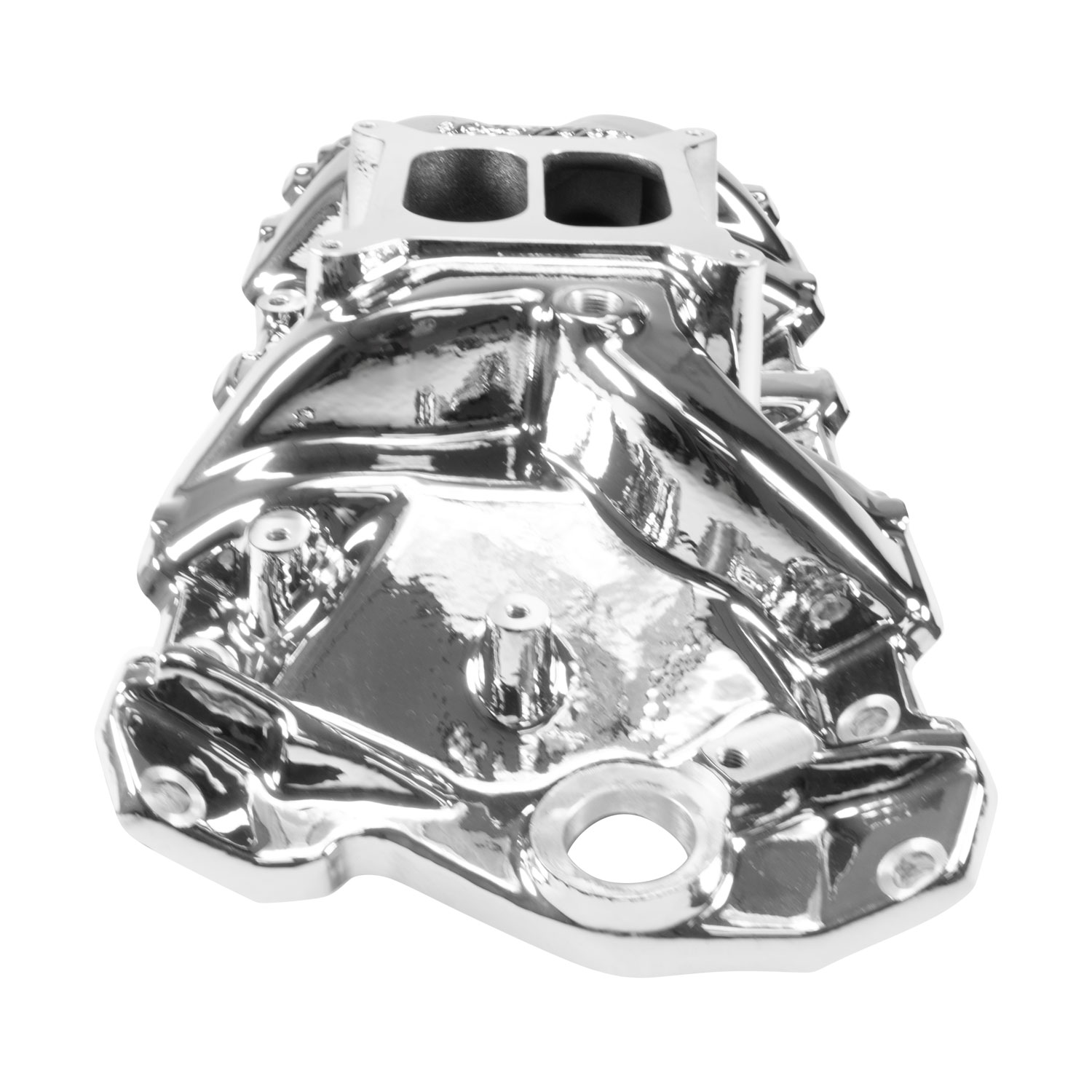 Edelbrock 7101-CP - Performer RPM SBC Intake Manifold, Chrome Plasma Edelbrock 7101-CP - Performer RPM SBC Intake Manifold, Chrome Plasma