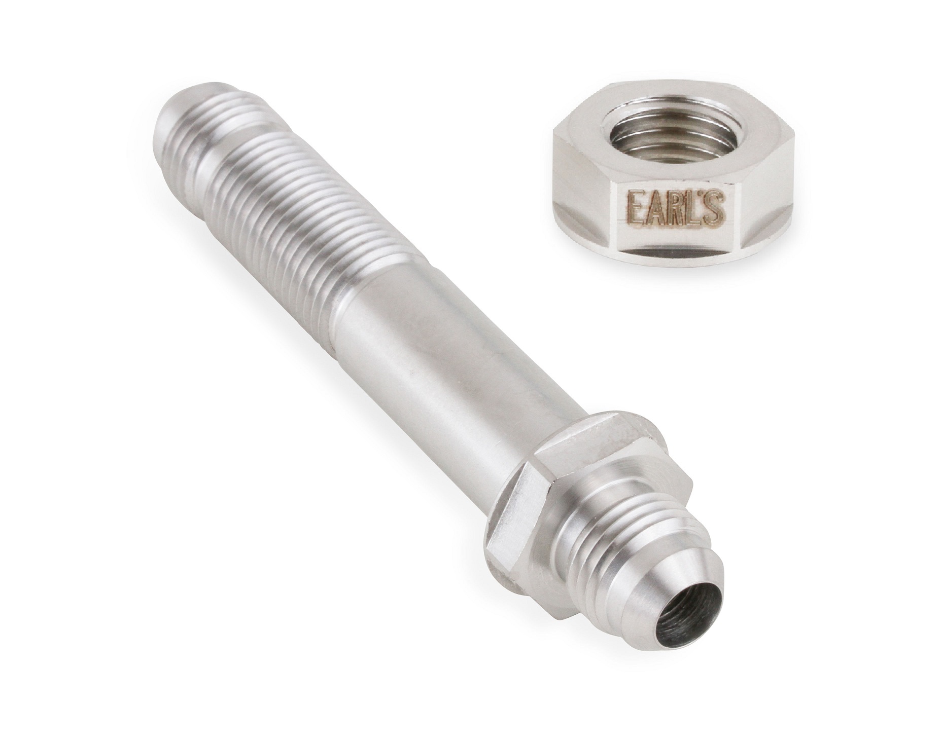 Earl's Performance SS983506ERL - Straight Stainless Steel AN Bulkhead Union Earl's Performance SS983506ERL - Straight Stainless Steel AN Bulkhead Union