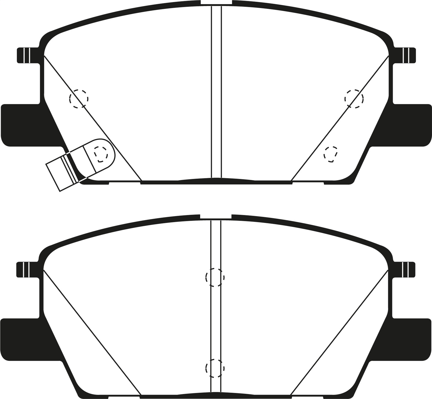 EBC DP63068 - 6000 Series Greenstuff Truck/SUV Brakes Disc Pads EBC DP63068 - 6000 Series Greenstuff Truck/SUV Brakes Disc Pads