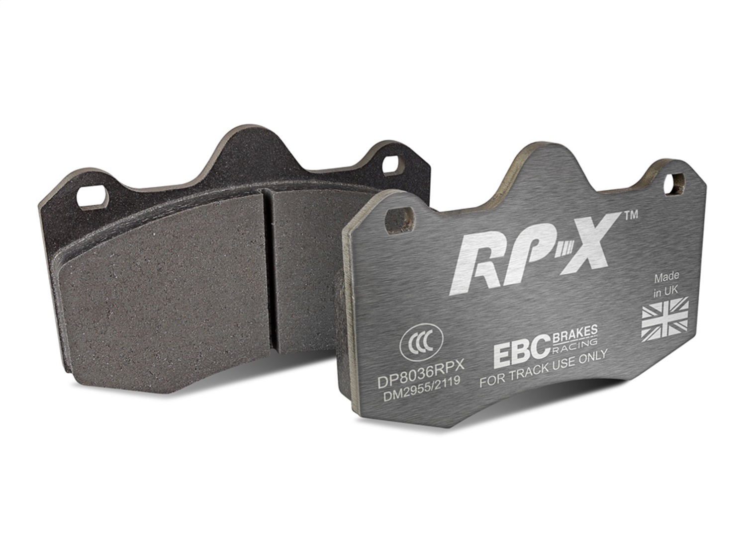 EBC DP8036RPX - Racing 10-16 Lotus Evora 3.5L RP-X Front Brake Pads