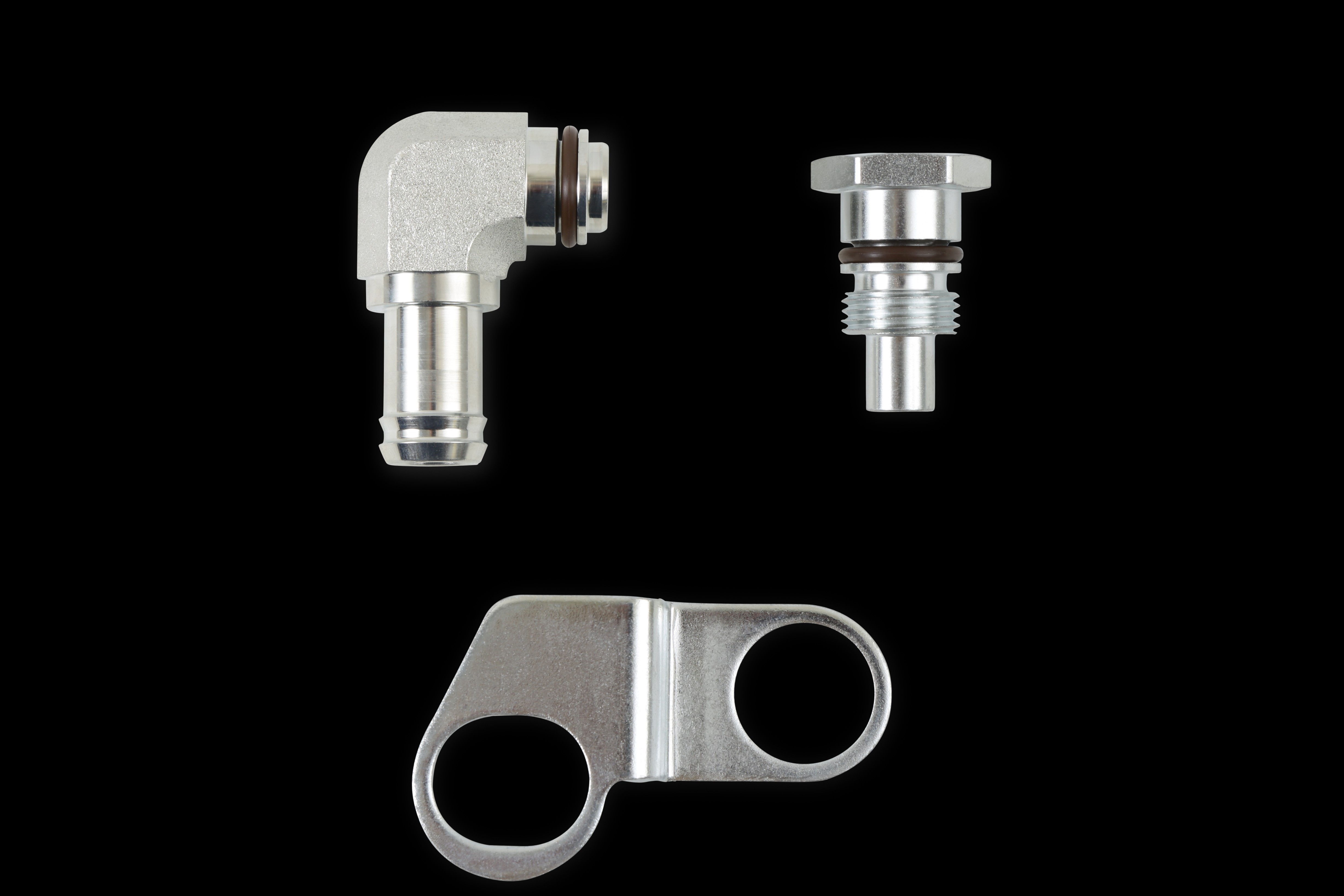 Earl's Performance PS0001ERL - Remote Reservoir Adapter Kit