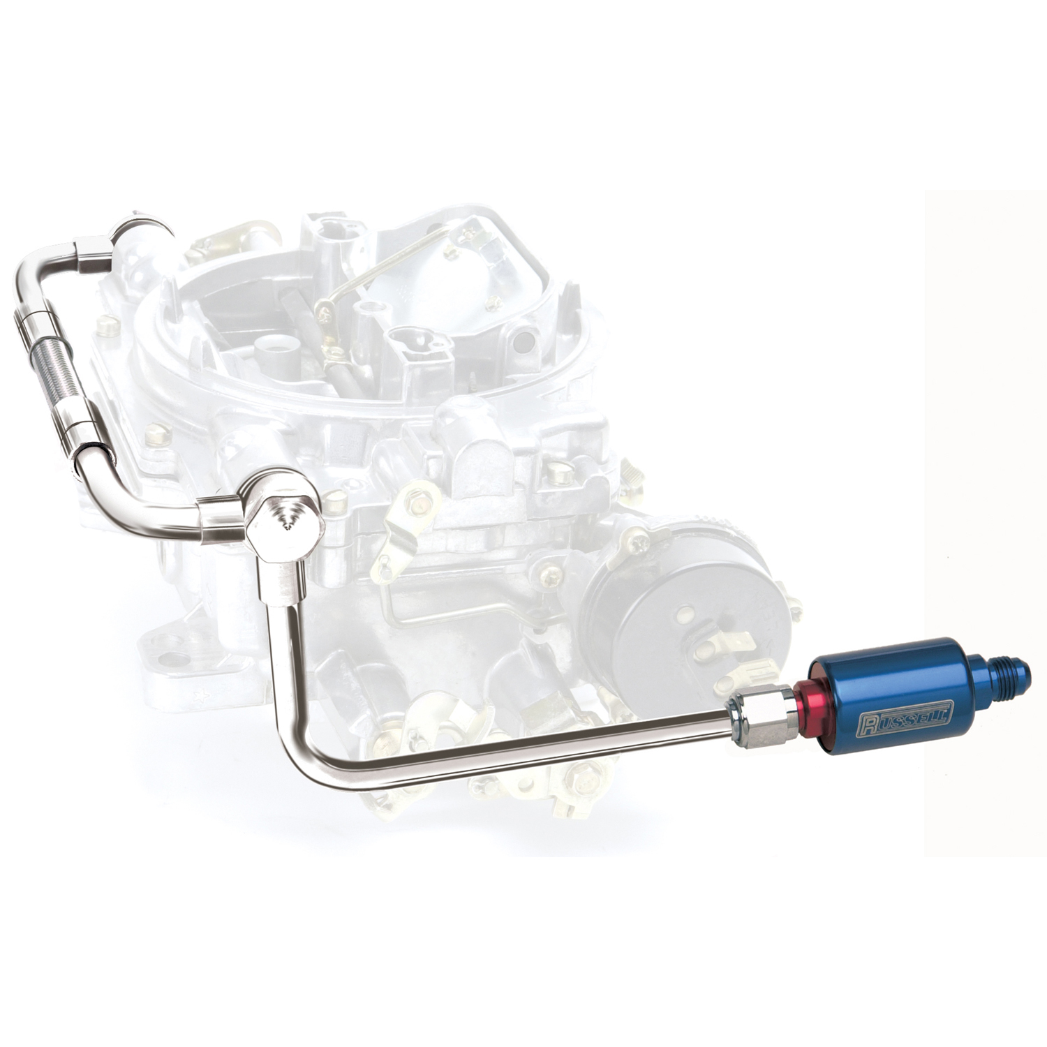 Edelbrock 8133 - Dual Feed Line/Thunder Series Carb w/ Fuel Filter