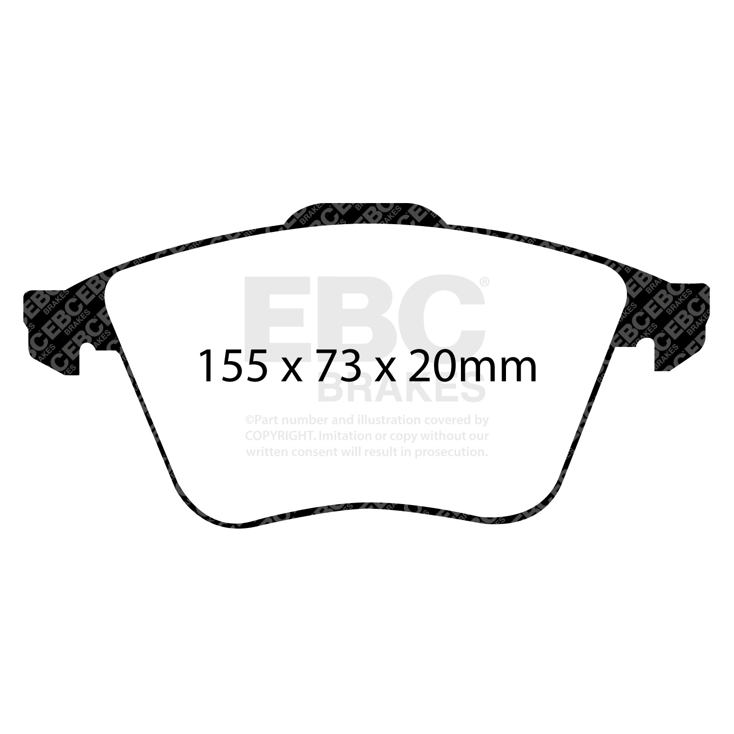EBC DP81946RP1 - Racing 06-12 Audi S3 (8P) 2.0T (PR-1ZK) RP-1 Race Front Brake Pads EBC DP81946RP1 - Racing 06-12 Audi S3 (8P) 2.0T (PR-1ZK) RP-1 Race Front Brake Pads