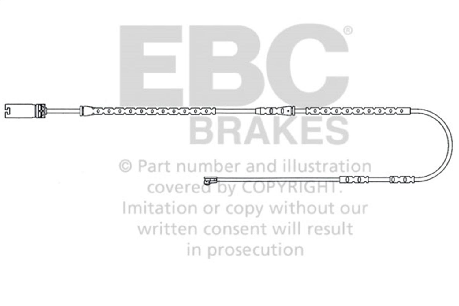 EBC EFA135 - 2010-2012 BMW 335xDrive 3.0L Twin Turbo (E92) Front Wear Leads