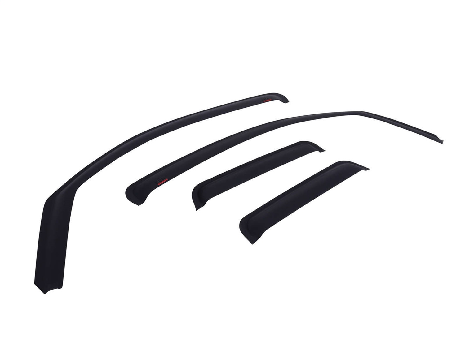 EGR 572655 - 09-12 Dodge Ram F/S Pickup Quad Cab In-Channel Window Visors - Set of 4 - Matte ()
