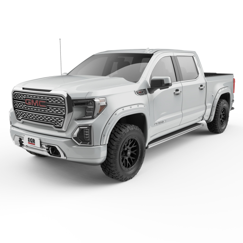 EGR 791794-GAZ - 19-23 Gmc Sierra 1500 Summit Traditional Bolt-On Look Fender Flares White Set Of 4