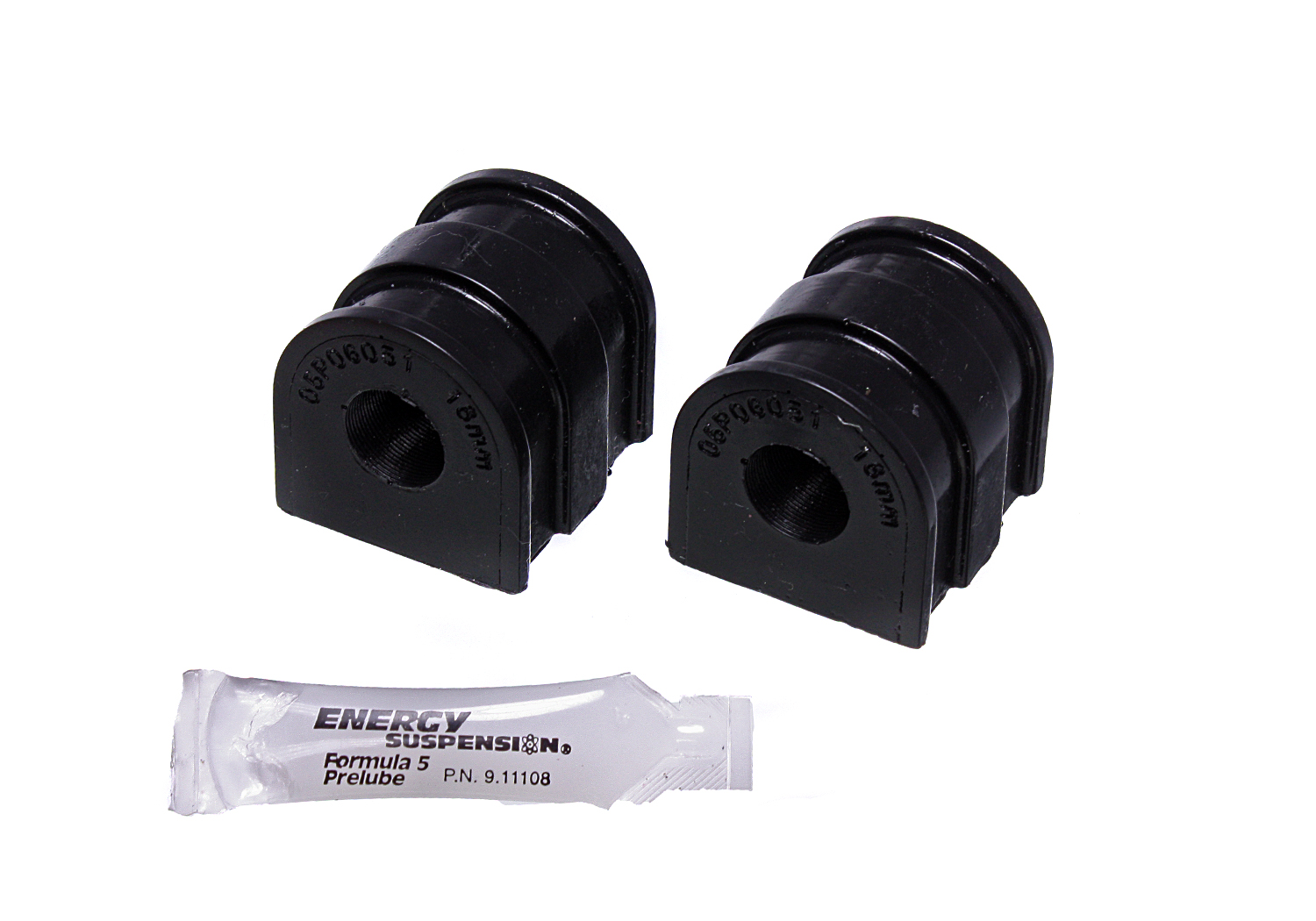 Energy Suspension 15.5108G - 10-14 VW Golf (Base)/10-14 VW GTI Black 18.5mm Rear Sway Bar Bushing Set Energy Suspension 15.5108G - 10-14 VW Golf (Base)/10-14 VW GTI Black 18.5mm Rear Sway Bar Bushing Set