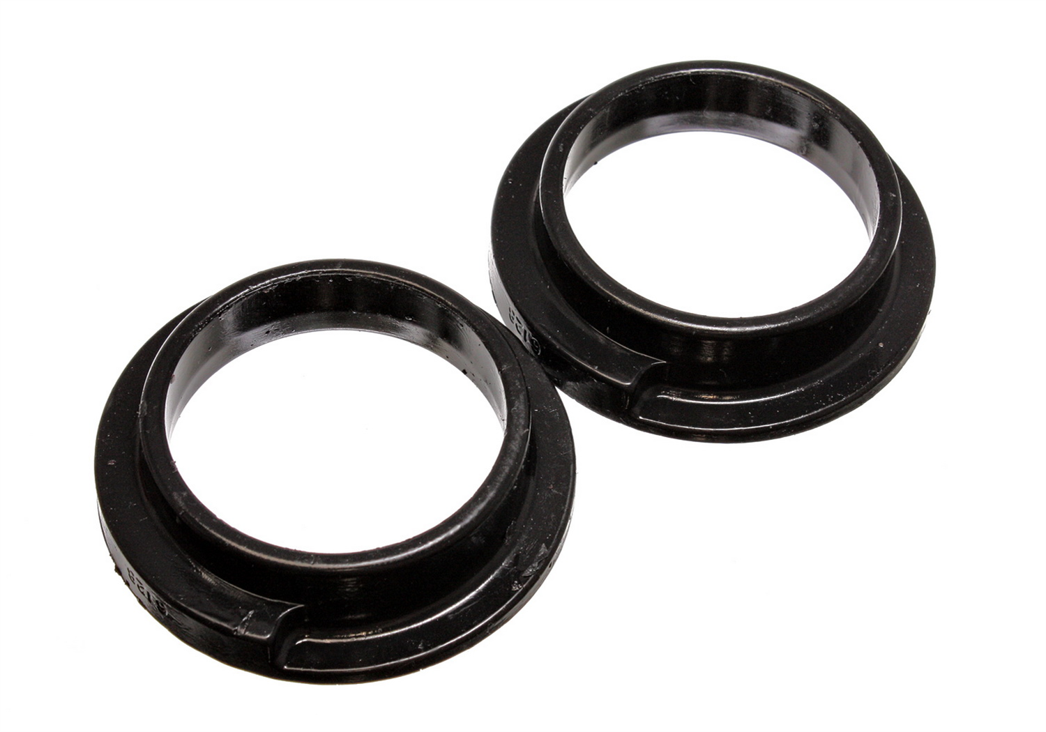 Energy Suspension 15.6103G - Universal 3in ID 4 5/16in OD 1 1/8in H Black Coil Spring Isolators (2 per set) Energy Suspension 15.6103G - Universal 3in ID 4 5/16in OD 1 1/8in H Black Coil Spring Isolators (2 per set)