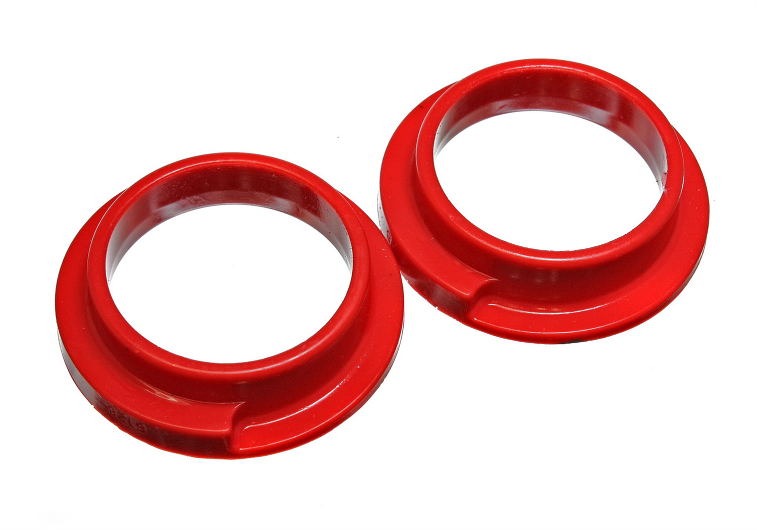 Energy Suspension 15.6103R - Universal 3in ID 4 5/16in OD 1 1/8in H Red Coil Spring Isolators (2 per set) Energy Suspension 15.6103R - Universal 3in ID 4 5/16in OD 1 1/8in H Red Coil Spring Isolators (2 per set)