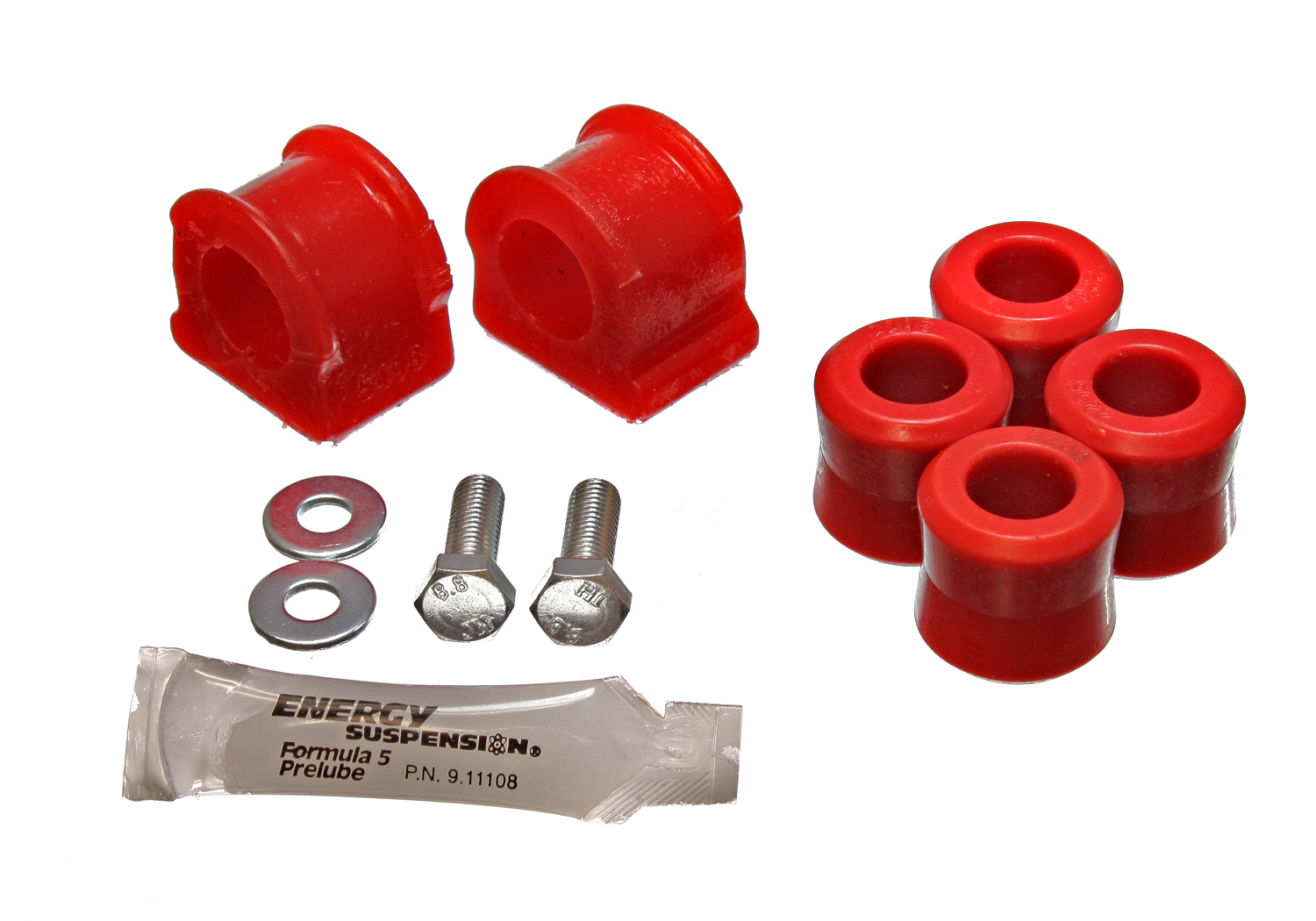 Energy Suspension 15.5105R - 98-06 VW Beetle (New Version) Red 21mm Front Sway Bar Bushings Energy Suspension 15.5105R - 98-06 VW Beetle (New Version) Red 21mm Front Sway Bar Bushings