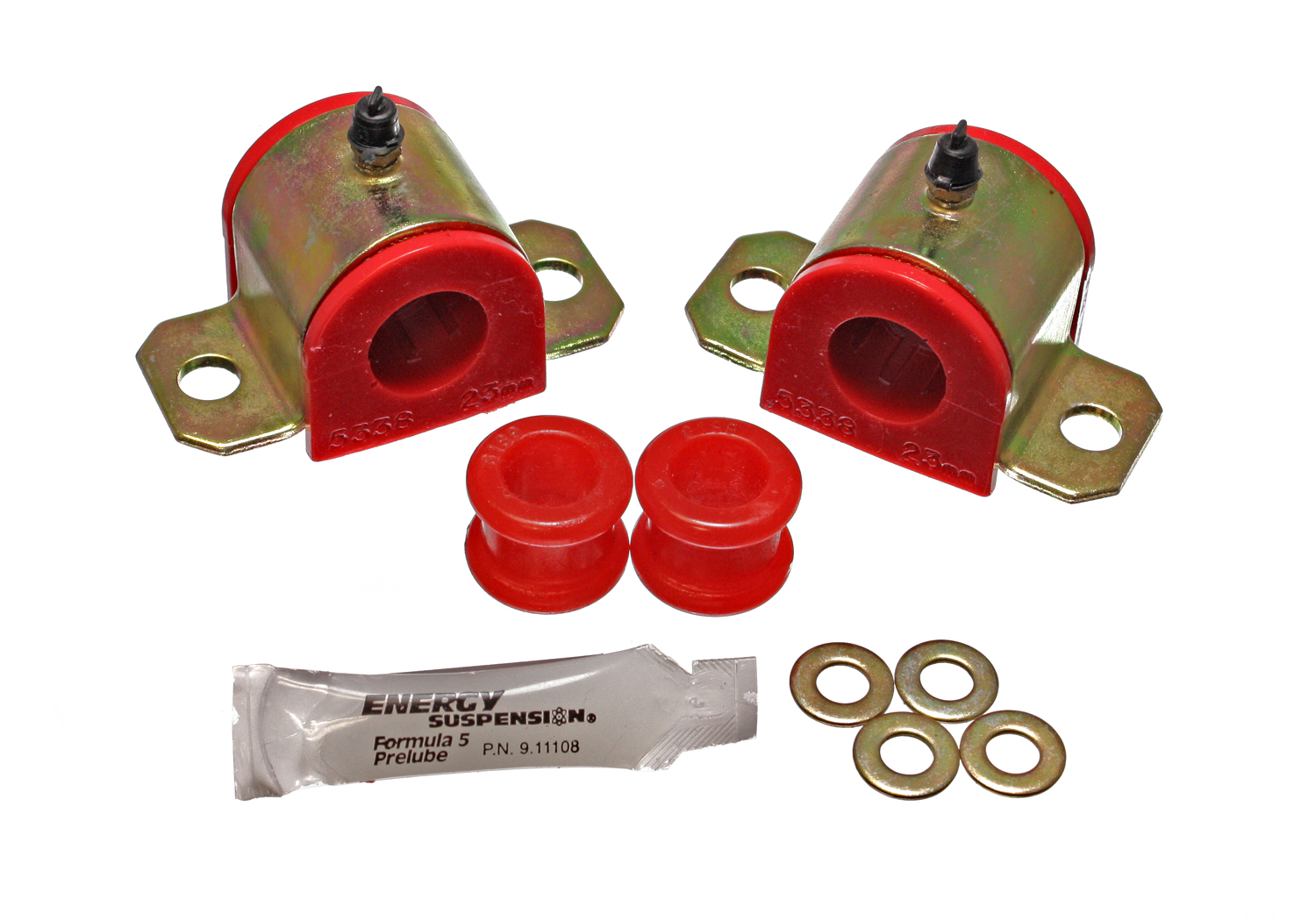 Energy Suspension 16.5122R - 92-01 Honda Prelude Red 23mm Front Sway Bar Bushings (Sway Bar end link bushings a