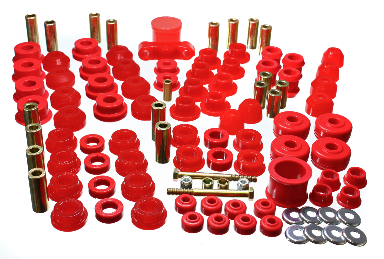 Energy Suspension 16.18102R - 88-91 Honda Civic/CRX Red Hyper-Flex Master Bushing Set Energy Suspension 16.18102R - 88-91 Honda Civic/CRX Red Hyper-Flex Master Bushing Set