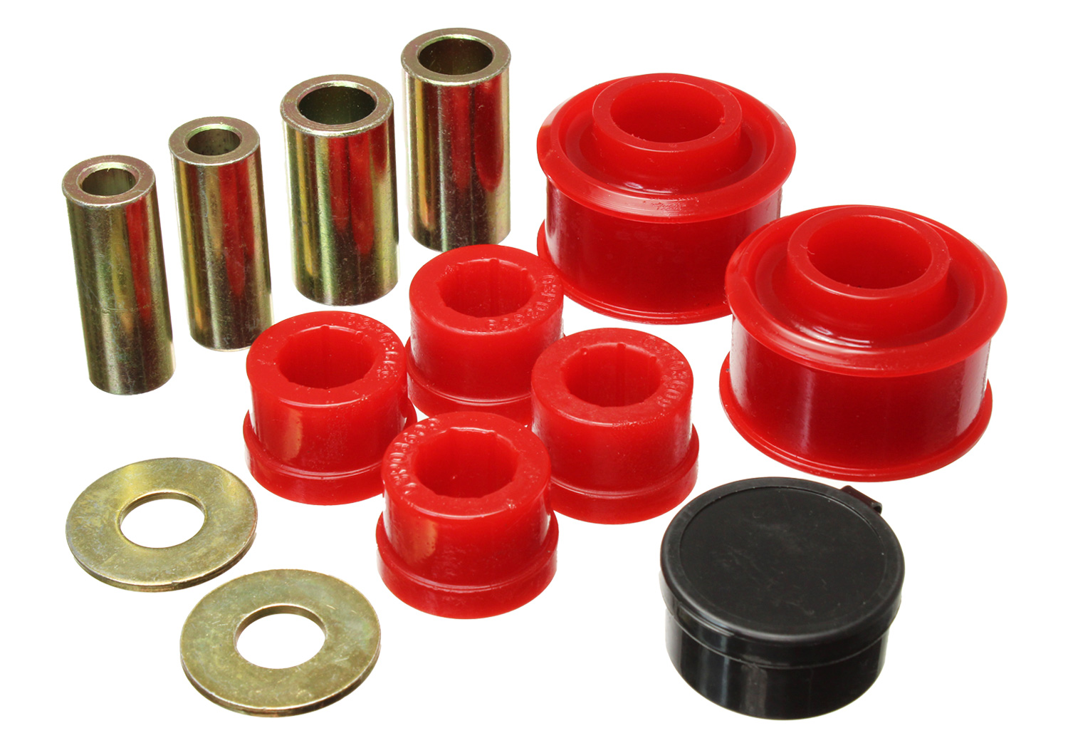 Energy Suspension 19.3104R - 05-09 Subaru Legacy Front Control Arm Bushing Set - Red