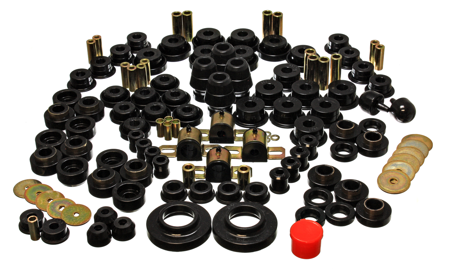 Energy Suspension 2.18107G - 97-06 Jeep Wrangler TJ Black Hyper-Flex Master Bushing Set Energy Suspension 2.18107G - 97-06 Jeep Wrangler TJ Black Hyper-Flex Master Bushing Set