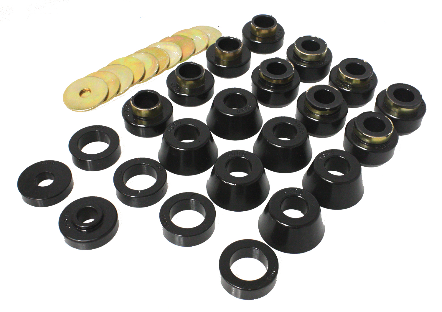 Energy Suspension 2.4105G - 87-96 Jeep Wrangler Black Body(cab) Mount Set