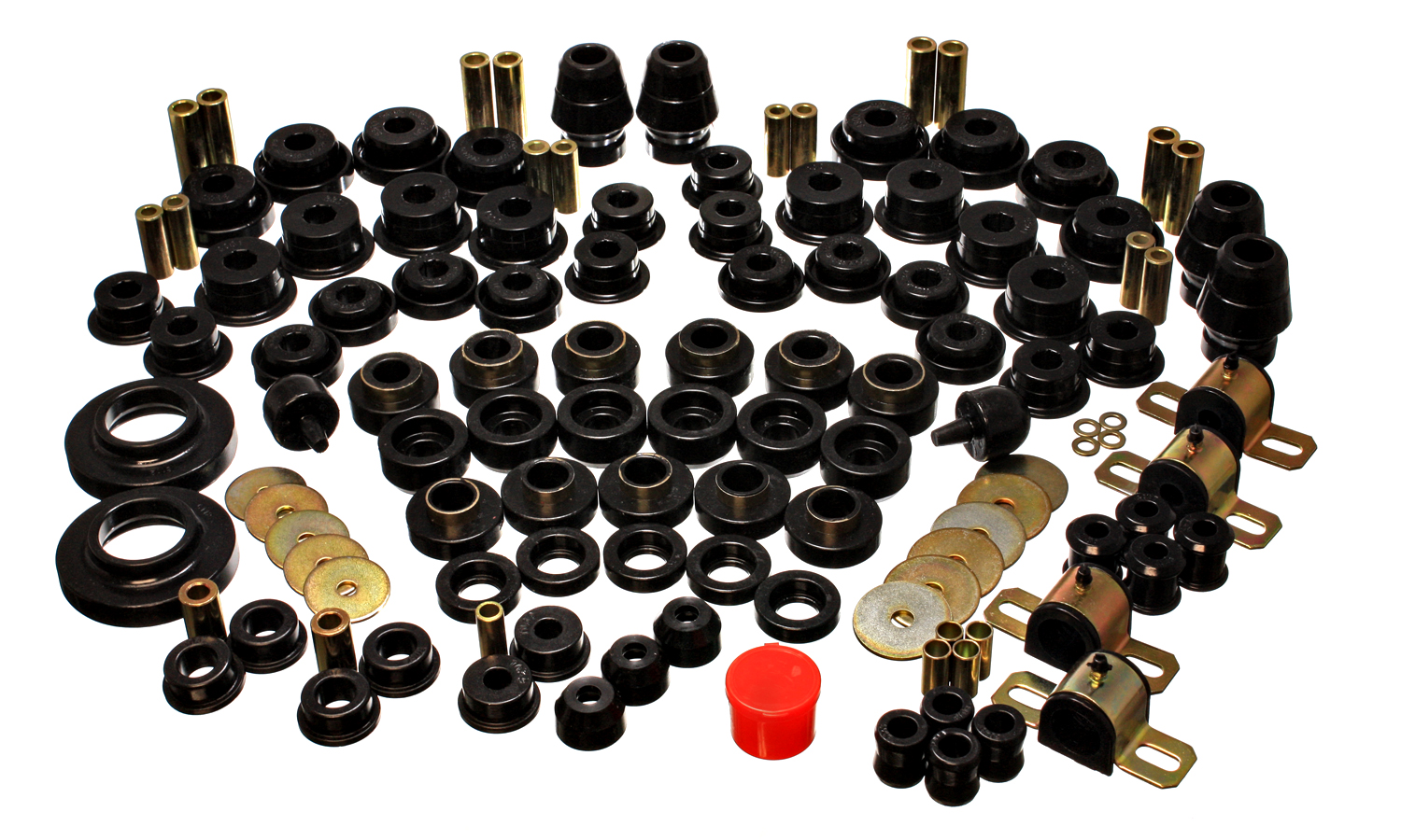 Energy Suspension 2.18109G - 07-11 Jeep JK 2dr Black Hyper-Flex Master Bushing Set