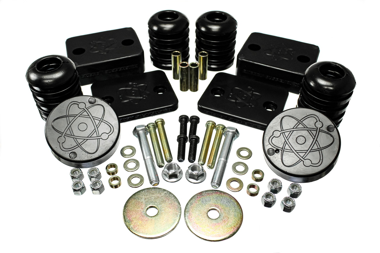 Energy Suspension 2.6115G - 18-20 Jeep Wrangler JL Black Front Bump Stop Set (Set of 2) Energy Suspension 2.6115G - 18-20 Jeep Wrangler JL Black Front Bump Stop Set (Set of 2)