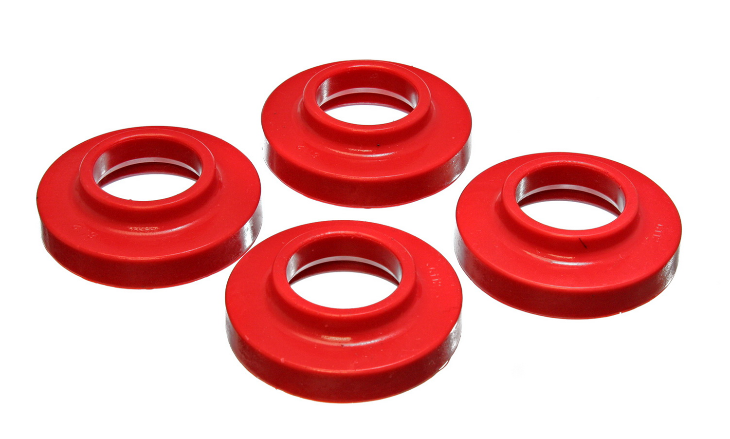 Energy Suspension 2.6103R - 97-06 Jeep Wrangler TJ / 84-01 Cherokee Red Front or Rear Coil Lift Isolator Set Energy Suspension 2.6103R - 97-06 Jeep Wrangler TJ / 84-01 Cherokee Red Front or Rear Coil Lift Isolator Set