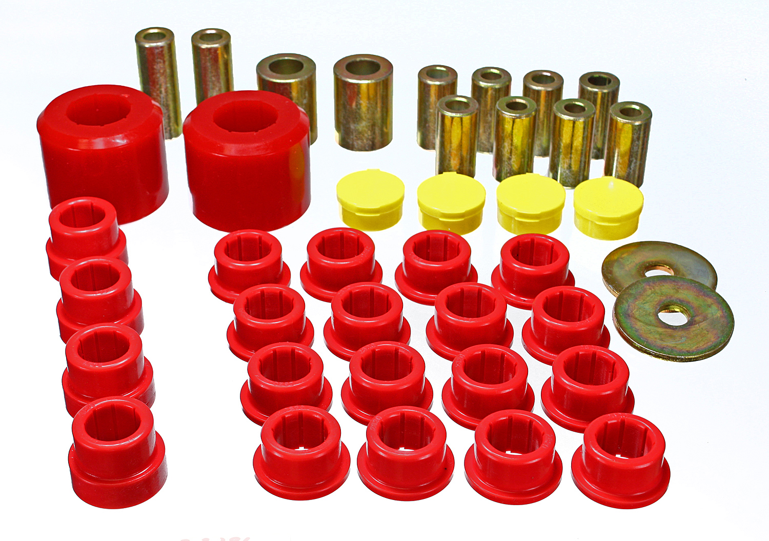 Energy Suspension 3.3196R - 10 Chevy Camaro Red Rear End Control Arm Bushing Set Energy Suspension 3.3196R - 10 Chevy Camaro Red Rear End Control Arm Bushing Set
